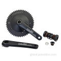 Fixed Gear Bike Crank Set 170mm CNC Machined Crank BCD144 165/170mm Fixed Gear Bike Manufactory